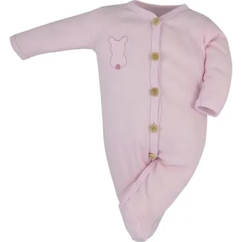 Kojenecký overall Kojenecký overal žebrovaný růžový