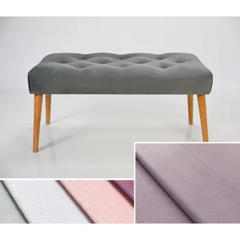 Čalouněná lavice DARINA 80x40x42 cm, barva levandulová