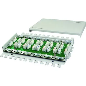 Síťový konektor TELEGARTNER Kovový box na stěnu pro spojení až 6 kabelů kat. 7a (100023275) - 21.17.3044