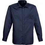 Premier Workwear Pánská košile s dlouhým rukávem PR200 Navy -ca. Pantone 2766 38 (15)