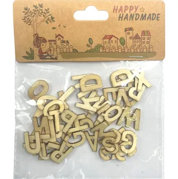 Sešit PKstar Dekorace ABC dřevo 26 ks 462614