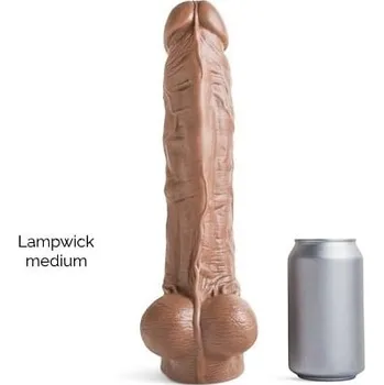 Dildo Mr. Hankey’s Toys Lampwick Dildo Medium, prémiové silikonové dildo s Vac-U-Lock 34 x 6,1–7,2 cm