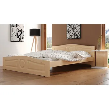 Postel Postel Comfort 140x200 cm masiv smrk 3,5 cm + rošt ZDARMA