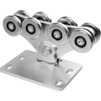 Pohon brány Cais VK8.95MEK vozík nesené brány kyvný, osmikolový, SPEED MEK, vyosený