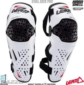 Chránič kolene Kloubové chrániče kolen Leatt Knee Guard Dual AXIS PRO White 2025 S - M