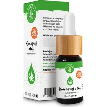 CBD Zelená země CBD Konopný olej 5 %