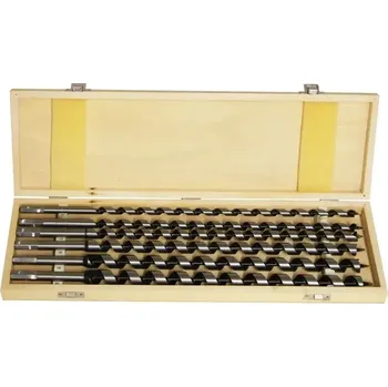Vrták SADA VRTÁKŮ DO DŘEVA HAD. 460MM 6-DÍLNÁ (10,12,14,16,18,20MM) - poškozený dřevěný obal (Extol premium 8801292)