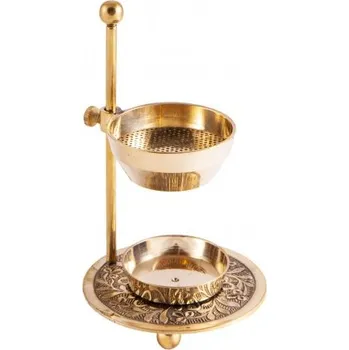 Vonná tyčinka Mosazná nastavitelná kadidelnice na svíčku zdobená