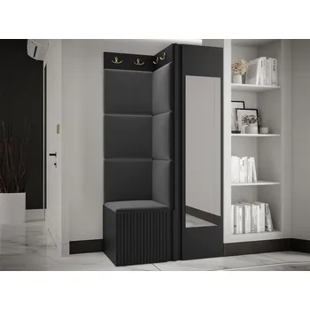 Předsíňová sestava Towiro Slim XXVI, Barva: černá, Barva látek:: Manila 18 MIRJAN 5903211222269