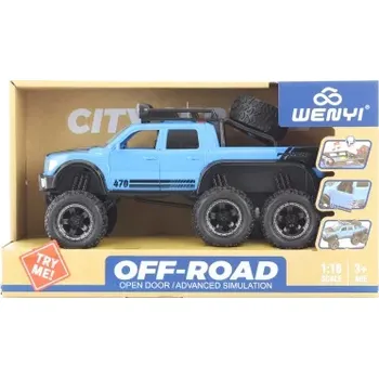 autíčko Jeep modrý baterie