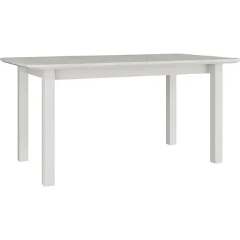 Jídelní stůl Rozkládací stůl Logan 90 x 160/200 V S, Barva dřeva: bílá MIRJAN 5902928200249