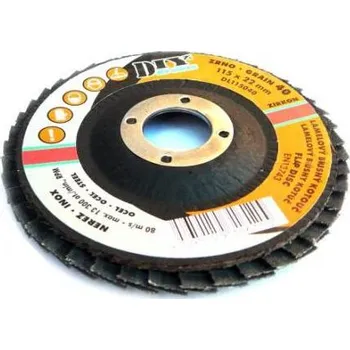 Brusný kotouč DIY 60015040 DL 15040 (D150 P040) - Lamelový kotouč zirkon (10)