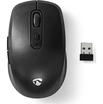 Myš Nedis MSWS500BK - Bezdrátová Myš Černá 3tl.