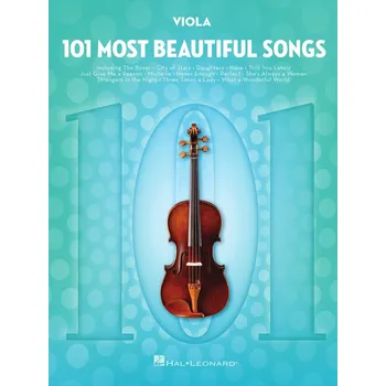 Hudebniny 101 Most Beautiful Songs / viola