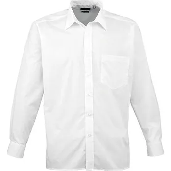 Pánská košile Premier Workwear Pánská košile s dlouhým rukávem PR200 White 47 (18H)