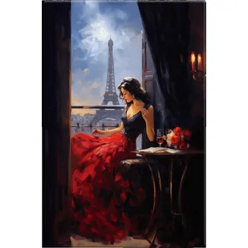 Obraz Obraz na plátně - Večeře v Paříži - 40x60 cm - CZ výroba