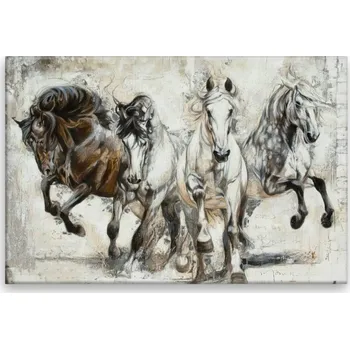 Obraz Obraz na plátně - Čtyři bojovníci - 60x40 cm - CZ výroba