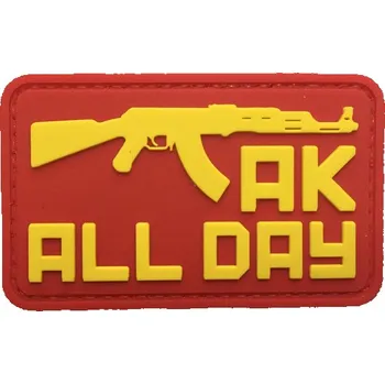 Nášivka WARAGOD Nášivka 3D AK All Day 7.5x4.5cm