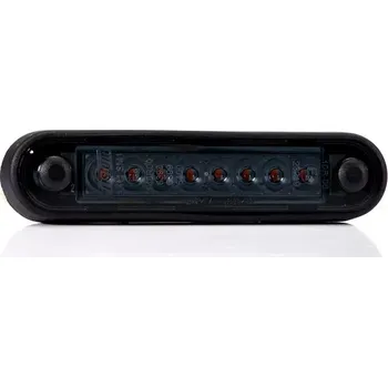 Auto-moto LED poziční světlo dlouhé, 12-30V zatmavené- Červené