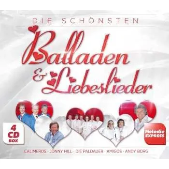 Zahraniční hudba 4CD Various: Die Schönsten Balladen & Liebeslieder 2020