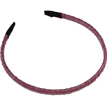 Čelenka Plastová čelenka lesklá 0.7cm - fialová