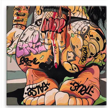 Obraz Obraz na plátně - Tattoo 07 - 40x40 cm - CZ výroba