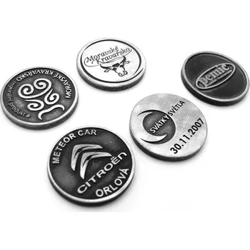 WILD SKIN Odlévané, kovové žetony