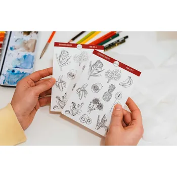 Samolepící dekorace ePipí Arch samolepek Rostliny A6 11 samolepek