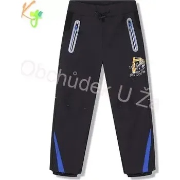 Chlapecké kalhoty Chlapecké softshellové kalhoty (bez fleesu) šedé Kugo HK5653 (-rubová strana síťovina)