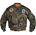 Mil-Tec dětská bunda bomber, woodland