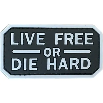 Nášivka WARAGOD Live Free PVC nášivka