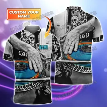 Pánské tričko 3D tričko Dj's s potiskem pro DJ na disko Velikost: 4XL, Barva (Varianta): Barevná 2