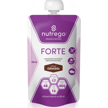 Speciální výživa nutrego FORTE čokoláda por.sol.12x200ml