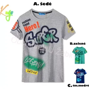 Chlapecké tričko CHLAPECKÉ TRIČKO Kugo FC0306 (Chlapecké tričko s krátkým rukávem)
