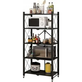 regál Skladovací regál FS005 BLACK