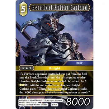 Sběratelská karetní hra Heretical Knight Garland 9-061R - Opus IX Typ karty: Standard