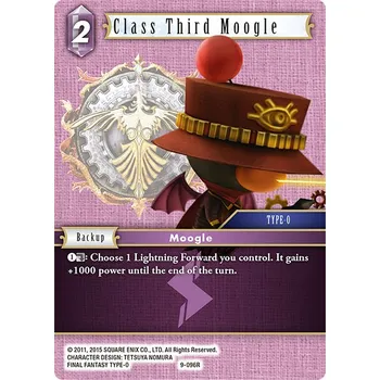 Sběratelská karetní hra Class Third Moogle 9-096R - Opus IX Typ karty: Standard