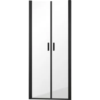 Sprchové dveře ROTH Sprchové dveře do niky HEIDI NEO II BLACK, 1950 × 800 mm, tloušťka: 5 mm 4000850