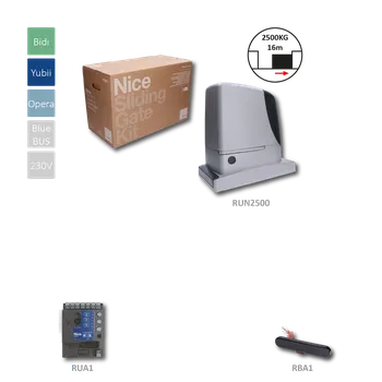 NICE RUN2500P pohon pro posuvné brány do 2500kg
