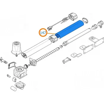 Pohon brány Came 119RID178 vrchní kryt KRONO 3