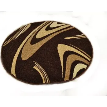 Koberec Weltom Karmel Coffee kruh 2299/03 120cm hnědý