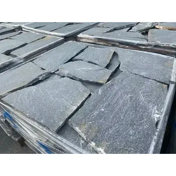 Přírodní kámen Přírodní štípaný kámen BLACK EXTRA tl. 20-30 mm, rozměr 30-70 cm (Nepravidelné tvary, tl. 20-30 mm dlažba/obklad)