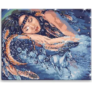 Diamantové malování Diamantové malování - Kouzelný sen - 50x40 cm, plátno vypnuté na rám - CZ výroba