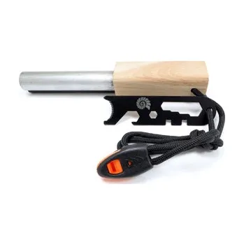 Podpalovač Origin Outdoors Firesteel křesadlo 2v1, hnědé