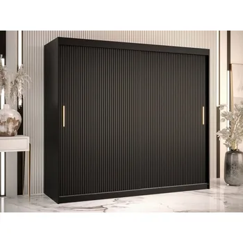 Šatní skříň Šatní skříň s posuvnými dveřmi Towiro Slim 1 200, Barva: černá MIRJAN 5903211254208