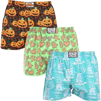 3PACK pánské trenky Styx art klasická guma vícebarevné (3A16735) L Možnost vrácení zboží ZDARMA do 120 dnů!
