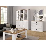 Pokojový nábytek Patty II, Osvětlení: osvětlení LED - bílé, 127-barva: borovice andersen / borovice andersen + dub lefkas tmavý MIRJAN 5903211141676