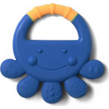Dětské zboží BabyOno BABY ONO Kousátko silikonová chobotnice Vicky modrá 6m+