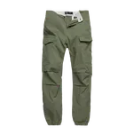 Vintage Industries Kalhoty Conner cargo jogger, světle olivová