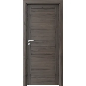 Interiérové dveře Porta Doors Interiérové dveře se zárubněmi Verte Home D0 Dekor: dub tmavý, Šířka - orientace: 80 cm - levé